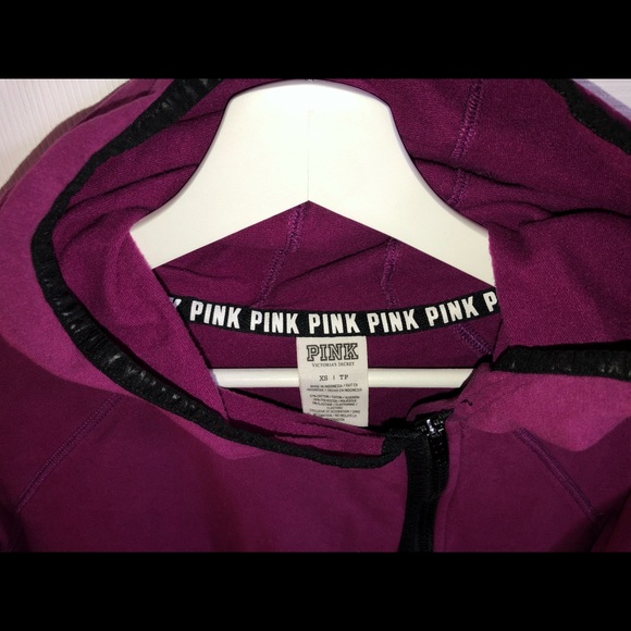 VS PINK High/Low Full Zip Hoodie - Picture 3 of 7
